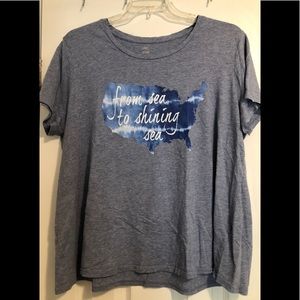 Cato Blue Pullover Top